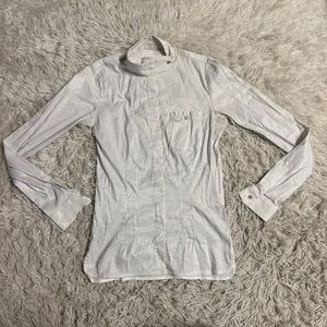 Women’s Size 38T White Winston Long Sleeve Horseback Riding Show Shirt